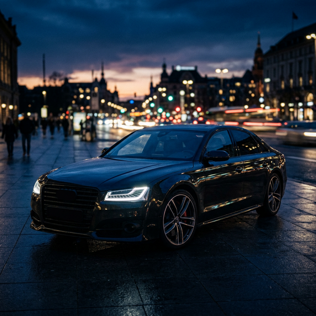 Véhicule premium dans un cadre professionnel